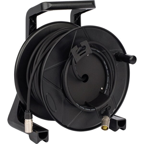 Main product image for Hand Operated Heavy Duty Plastic Small Cord Storage Reel with Stand and Brake